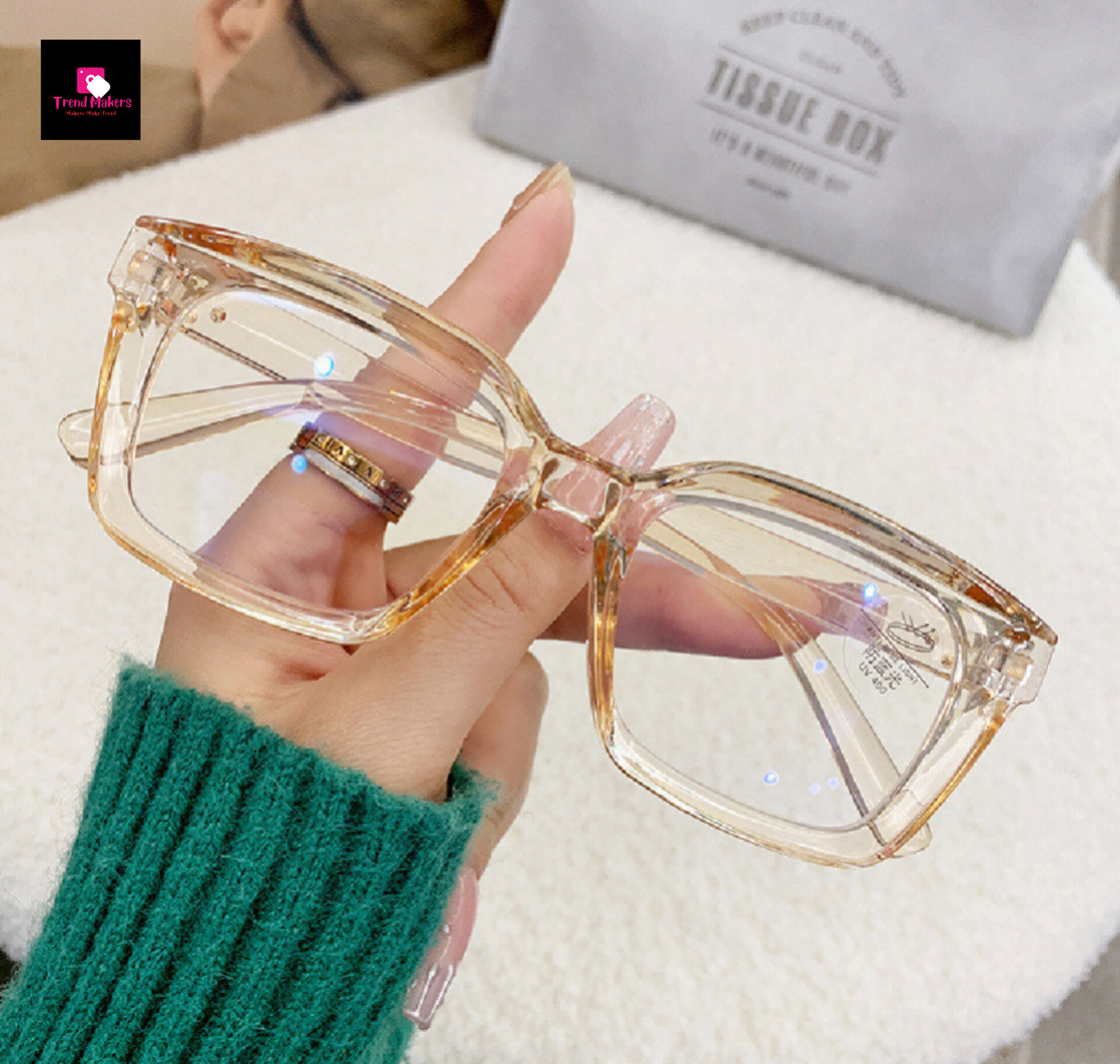 Enacolor Ultralight Cool Tawny Myopic Glasses.