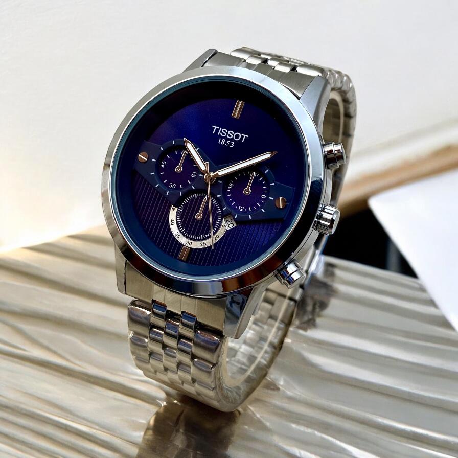 Tissot 1853 geneve | Date n time | Steel chain | Good quality | Available in 9 different variants |