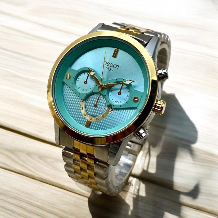 Tissot 1853 geneve | Date n time | Steel chain | Good quality | Available in 9 different variants |