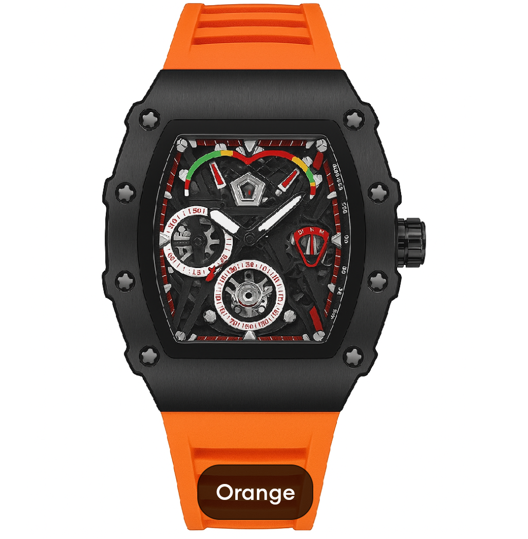 Luxury Business Watch for Man Sports Watches for Boys & Men New Fashion Sports Rubber Strap Wristwatches.