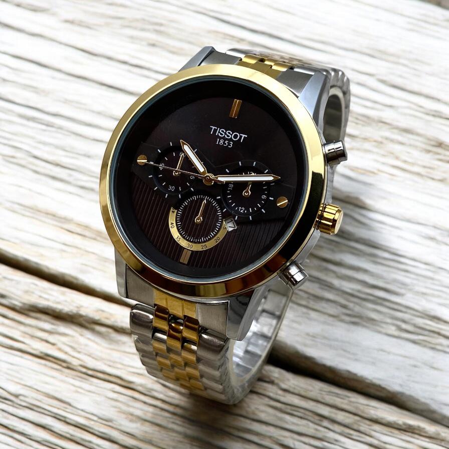 Tissot 1853 geneve | Date n time | Steel chain | Good quality | Available in 9 different variants |