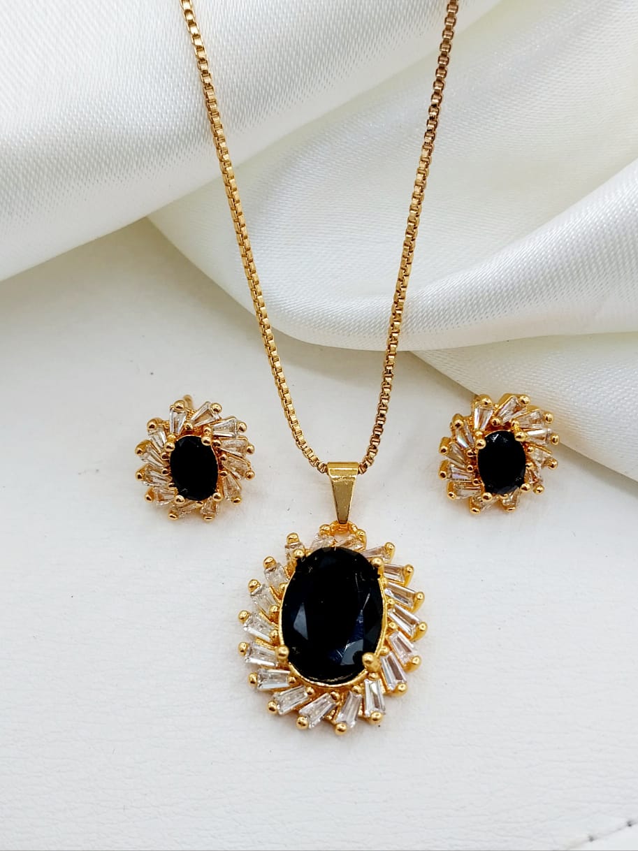 LOCKET SET | WITH STONE | PREMIUM DESIGN | IMITATION JEWELRY |