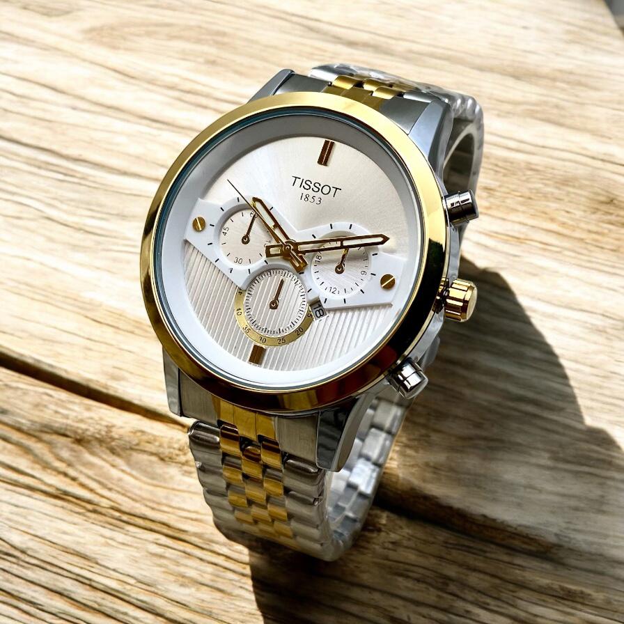 Tissot 1853 geneve | Date n time | Steel chain | Good quality | Available in 9 different variants |