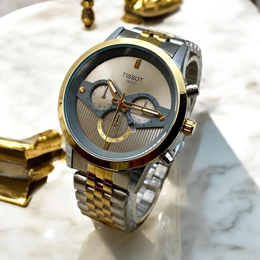 Tissot 1853 geneve | Date n time | Steel chain | Good quality | Available in 9 different variants |