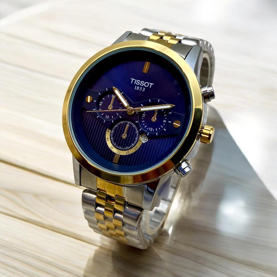 Tissot 1853 geneve | Date n time | Steel chain | Good quality | Available in 9 different variants |