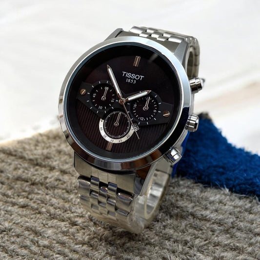 Tissot 1853 geneve | Date n time | Steel chain | Good quality | Available in 9 different variants |