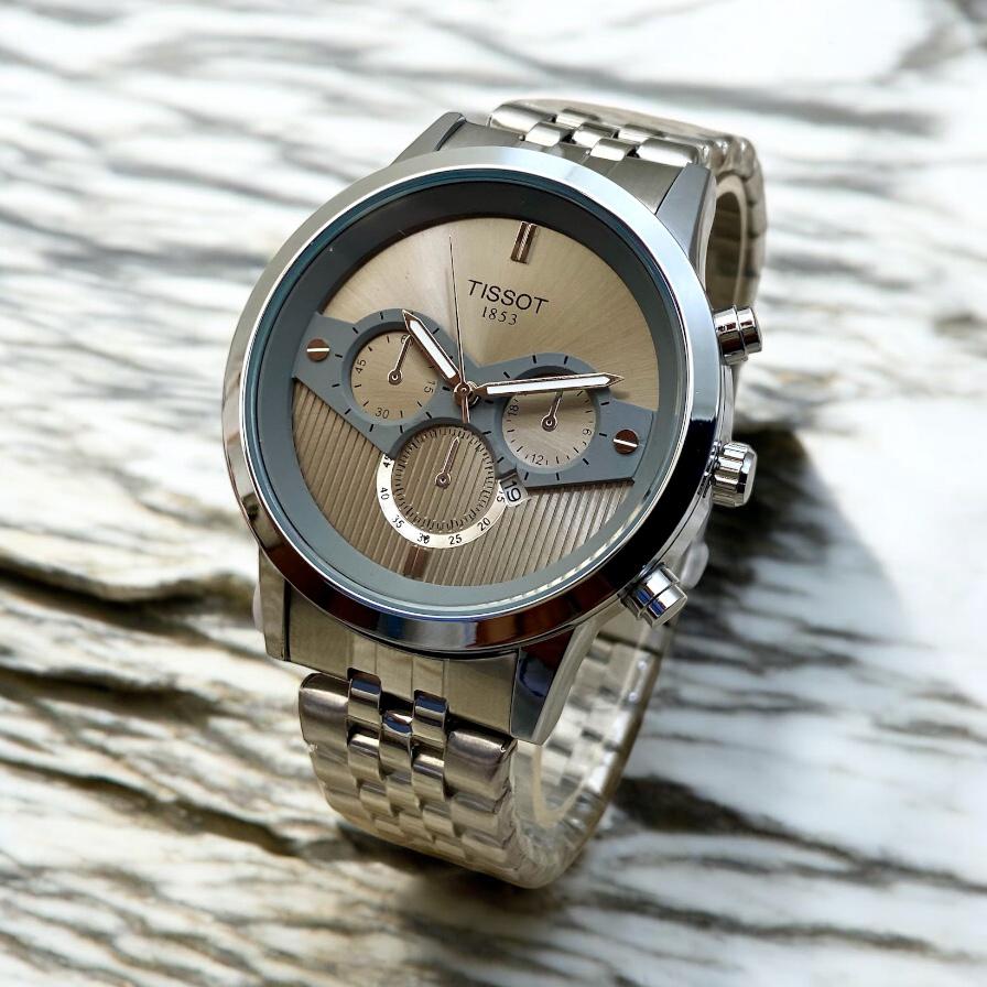 Tissot 1853 geneve | Date n time | Steel chain | Good quality | Available in 9 different variants |