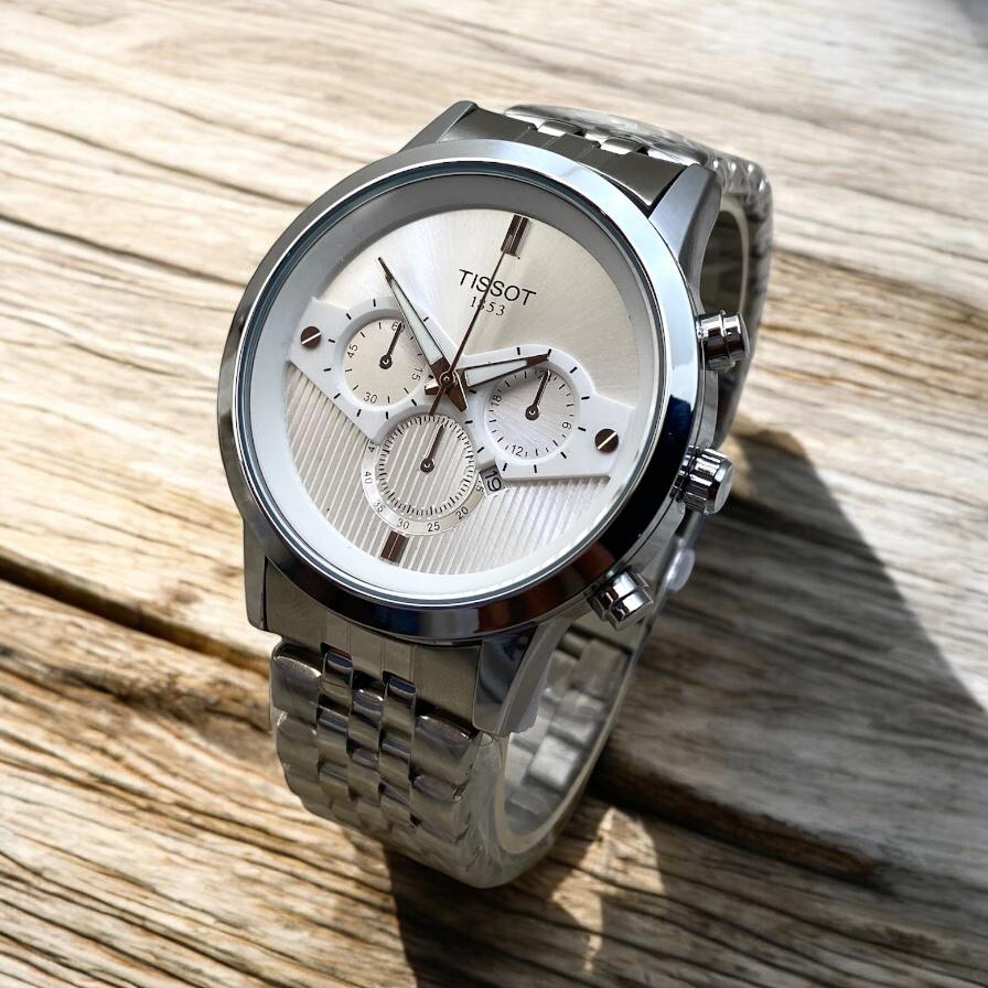 Tissot 1853 geneve | Date n time | Steel chain | Good quality | Available in 9 different variants |