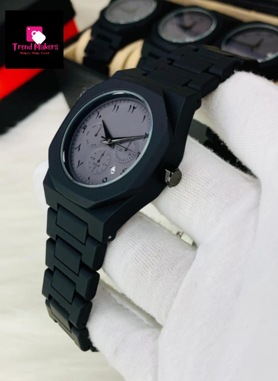 Black Arabic Aura | Watch Date and Time |