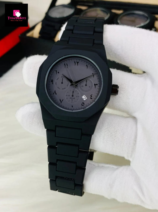 Black Arabic Aura | Watch Date and Time |